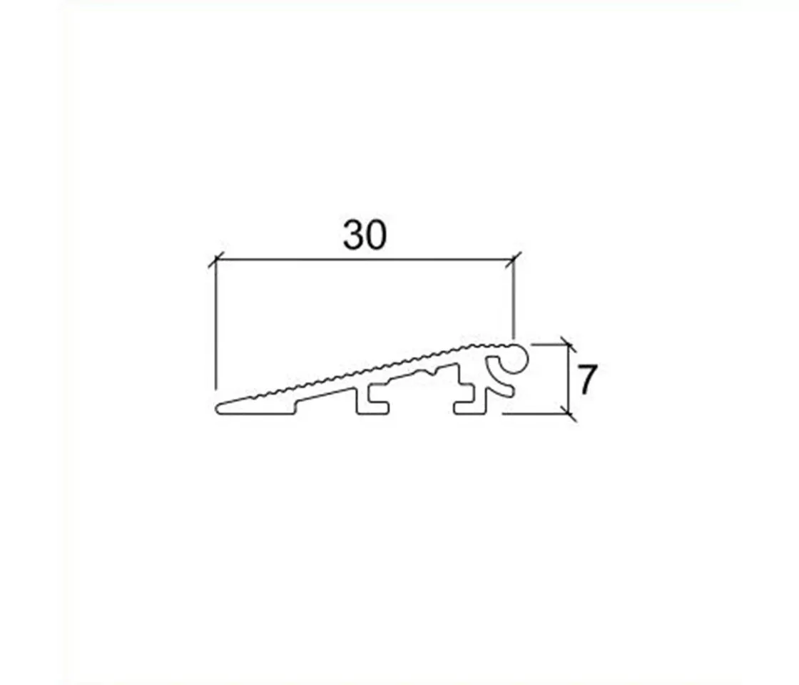 PROMAT Fussmatte 90x49.5cm