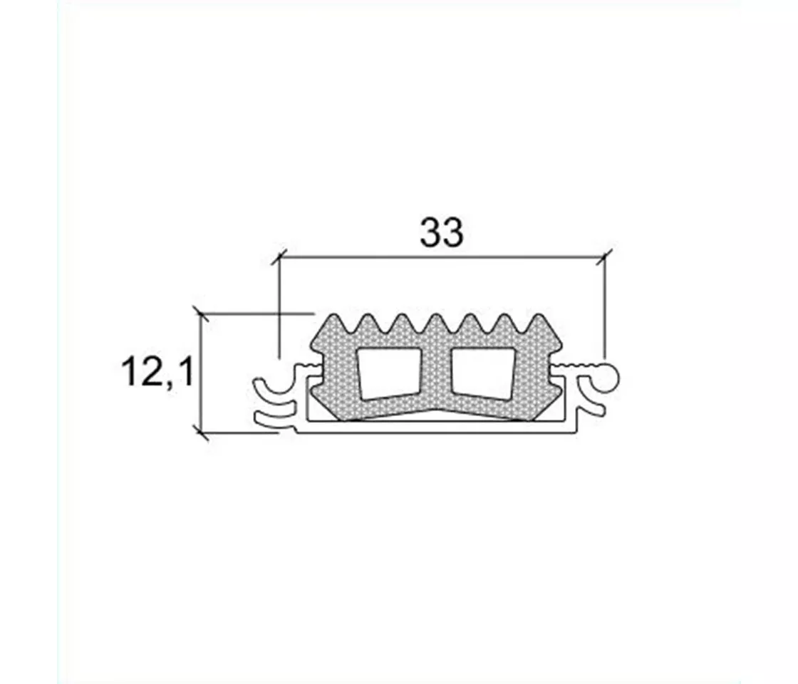 PROMAT Fussmatte 90x49.5cm